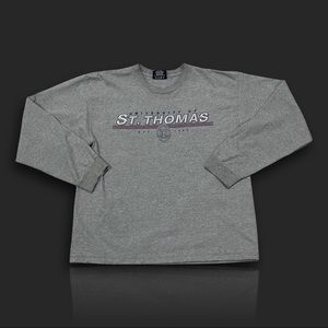 Gray “University of St. Thomas” Long Sleeve Shirt